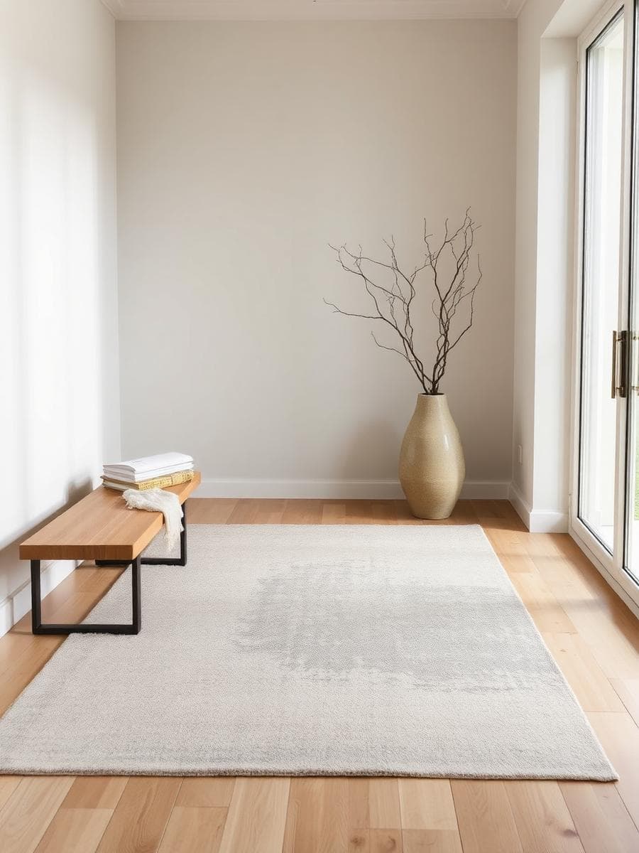 Abstract & Organic handmade rug