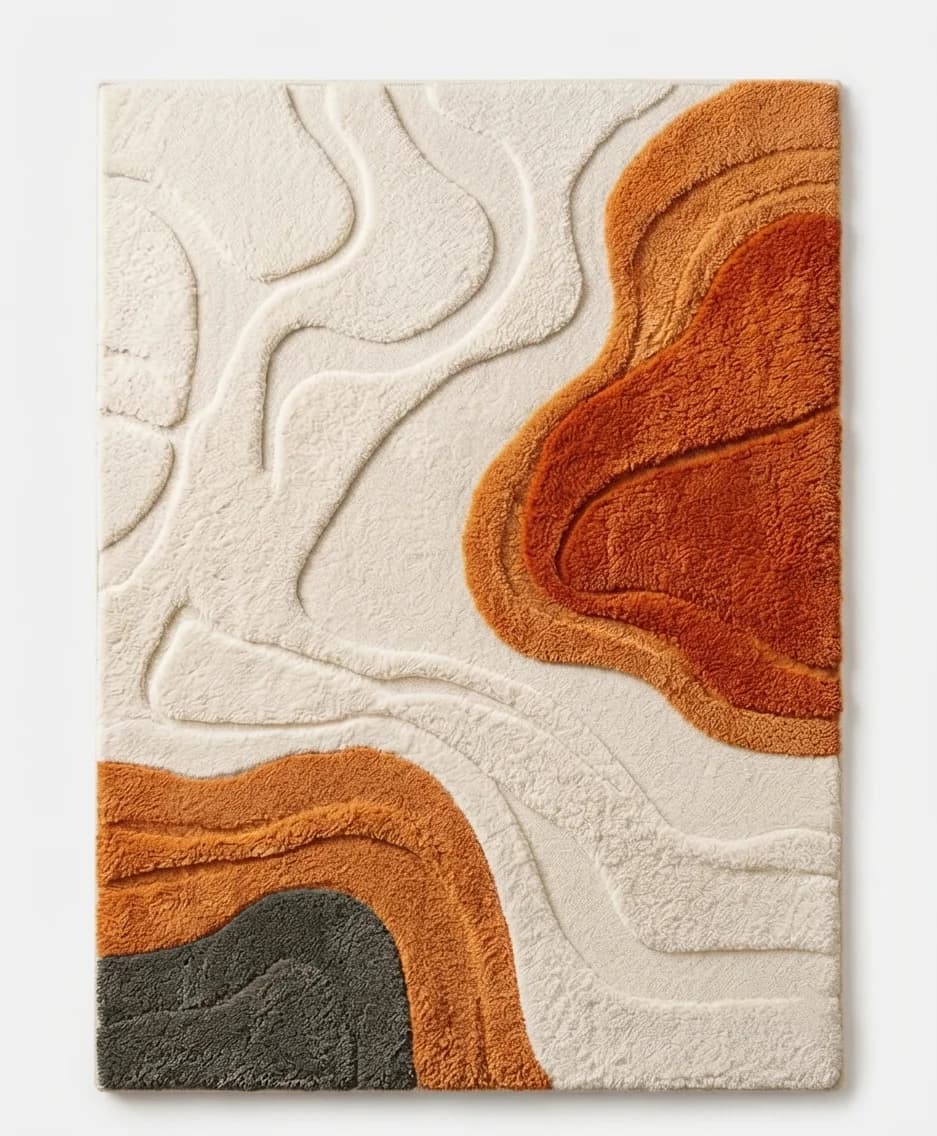 Terracotta Stone Rug